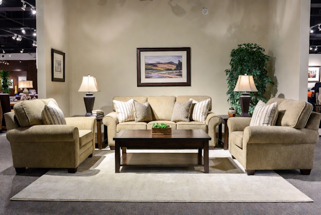Affordable living room furniture package for Baton Rouge shoppers