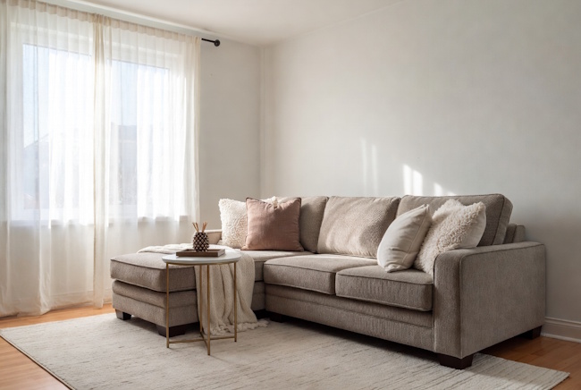 Sectional sofa typical of Furniture Liquidators serving Denham Springs