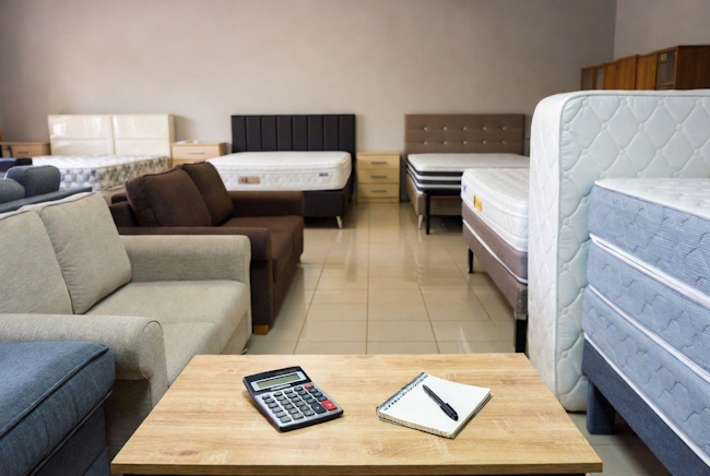 Sofa and bedroom furniture options for shoppers comparing payment plans